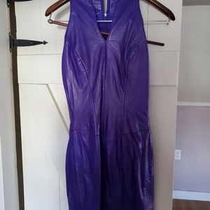 Vintage leather dress